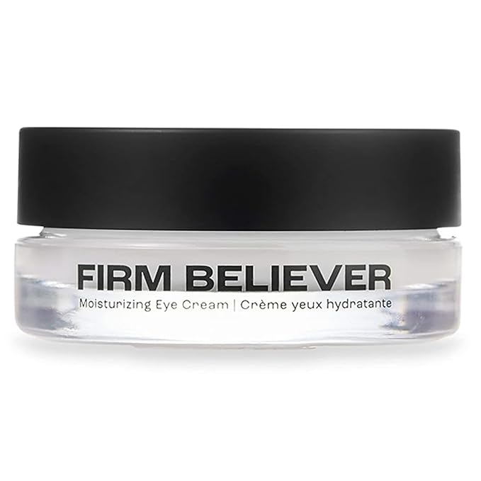 Firm Believer: 30ml Under Eye Cream with Vitamin C - Puffiness, Dark Circles, Eye Bags, Fine Lines and Wrinkles Reducer - Anti-Aging Eye Creams and Skin Care for Men and Women-BrightBean Baby