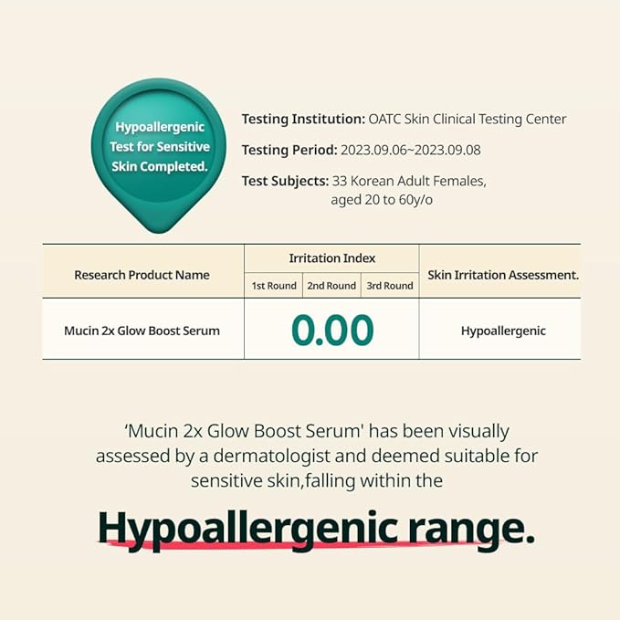 METAFORET Vegan Mucin 2x Glow Boost Serum 3.38oz 100ml / Day and Night Face Moisturizer for Dry, Sensitive, Acne Prone Skin, Dark Spot, Hydrating, Nourishing, Anti Aging, No More Snail Mucin-BrightBean Baby