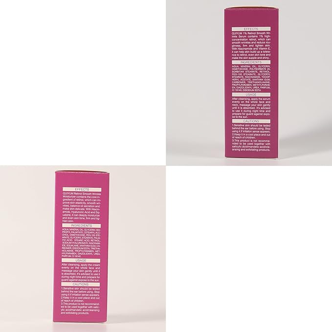 Anti Aging Skin Care Set, 1% Retinol Dark Spot Remover for Face with Face Serum & Moisturizer, Travel Size Skincare Set for Women, Reduce Wrinkles, Firm & Hydrate for All Skin Types-BrightBean Baby