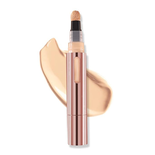 Mally Beauty - The Plush Pen Brightening Concealer Stick - Fair - Hydrating Turmeric, Vitamin E, and Hyaluronic Acid Infused Formula - Medium Buildable Coverage with a Natural, Smooth Finish-BrightBean Baby
