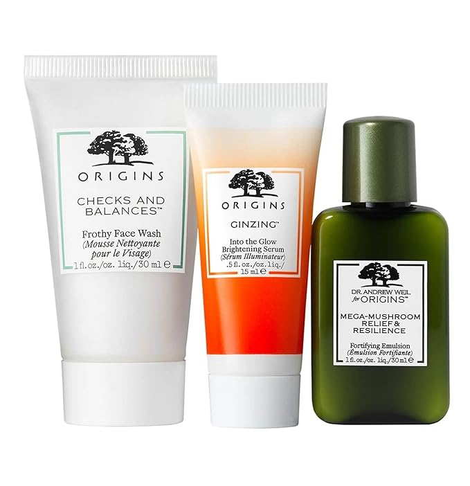 Origins Tiny Trio Mini Cleanser, Serum & Moisturizer Set-BrightBean Baby