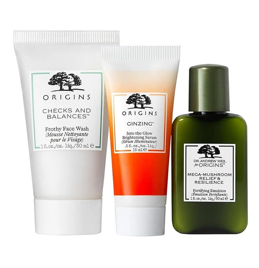 Origins Tiny Trio Mini Cleanser, Serum & Moisturizer Set-BrightBean Baby