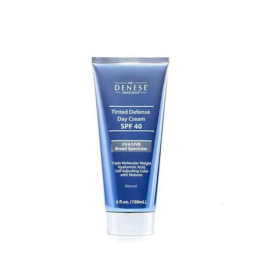 Dr. Denese SPF 40 Defense Day Cream, Anti-Aging BB (Beauty Balm) cream, CC (Color Correcting) cream (Natual, 6 oz)-BrightBean Baby