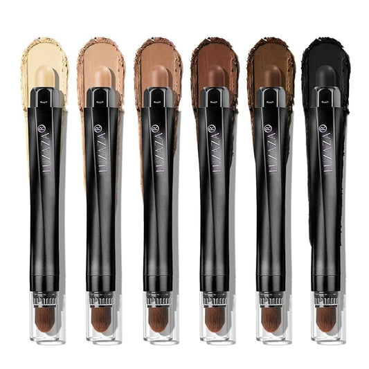 Neutral Eyeshadow Stick Makeup Set, Matte Cream Eye Shadow Eyeliner Brightener Pencil Crayon - Classic 6PCS A001