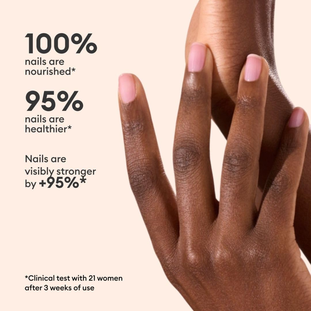 Manucurist Active Glow Grape All-in-One Perfecter Nail Polish & Care - No Lamp - Vegan & Made in France Ultra-Glowy Lilac Mirror-Like Shine - Nail Concealer & Care - Plant-Based Ingredients-BrightBean Baby