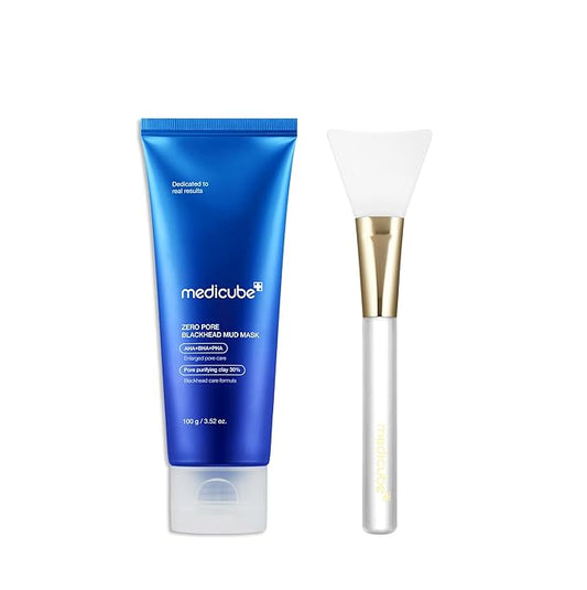 medicube Zero Pore Blackhead Mud Mask with Jelly Brush-BrightBean Baby