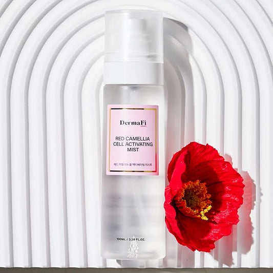 [DermaFi] Red Camellia Cell Activating Mist Facial Toner Spray (3.38 fl oz/100ml)-BrightBean Baby