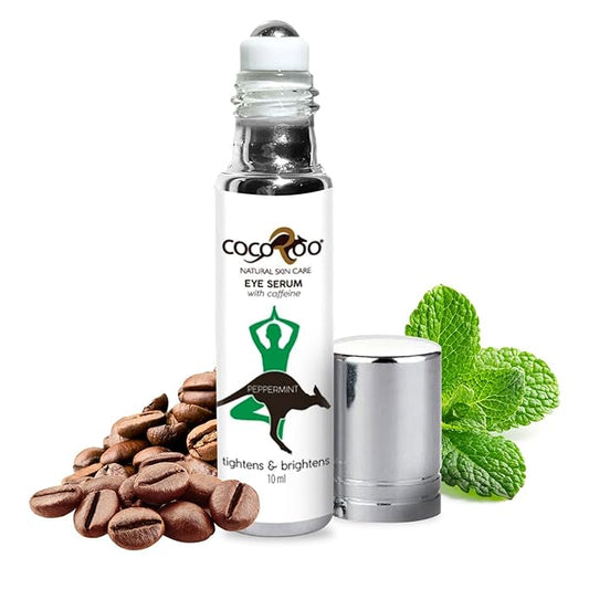 Caffeinated Eye Serum, Nutrient-Dense, 100% Pure, Natural & Vegan (Peppermint)-BrightBean Baby