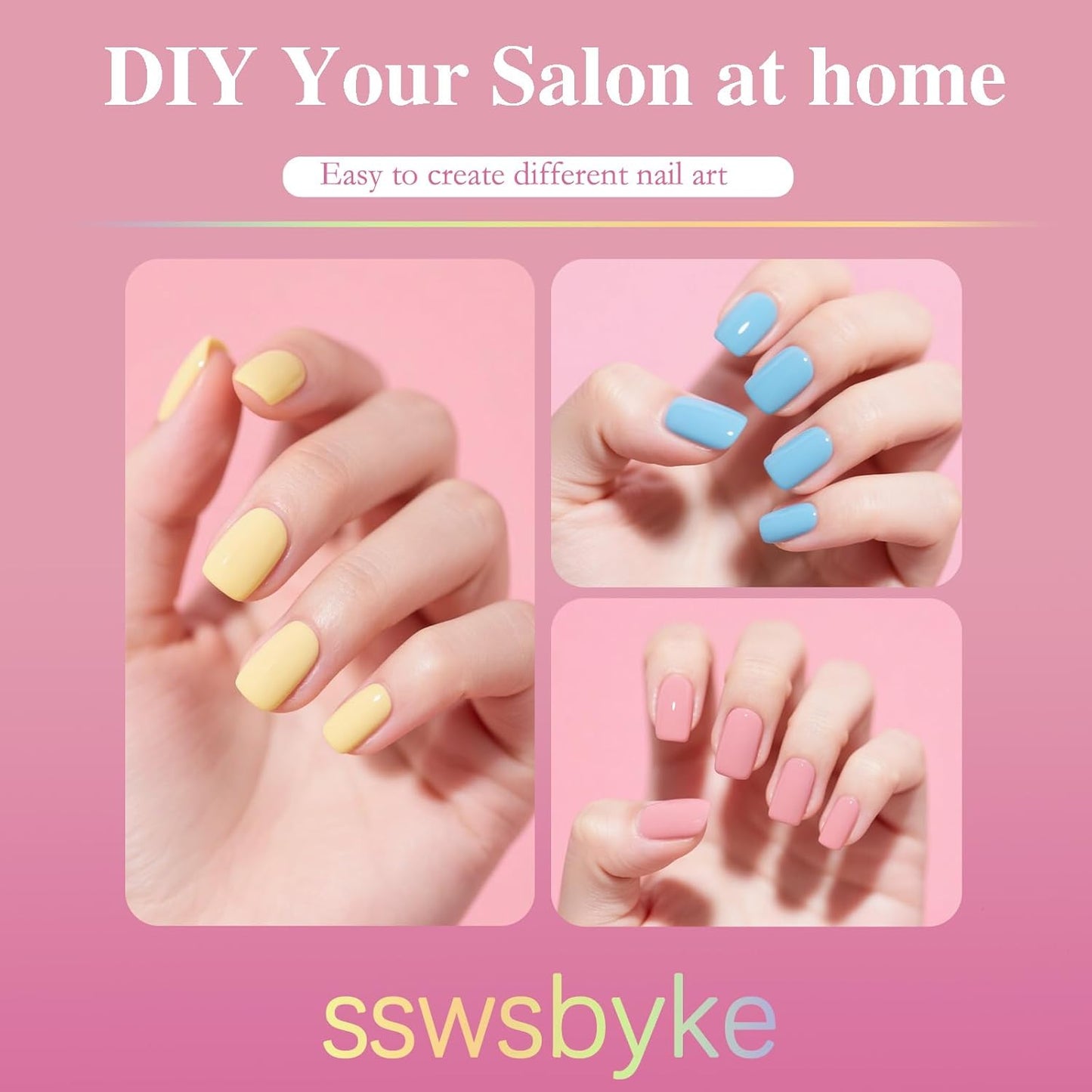 Short Square Nail Tips, SSWSBYKE 300pcs Soft Gel Nail Tips for Full Cover Pre-Shaped Acrylic Fake Nails Tips 15 Sizes Half Matte Press On Nails for Extension Home DIY Salon-BrightBean Baby