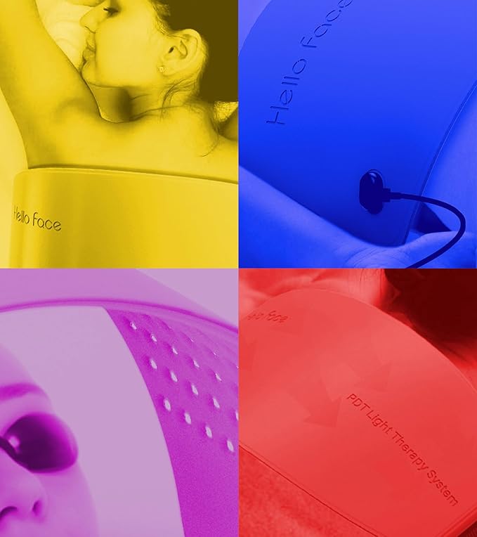 Red Light Therapy for Face and Neck, 720 LED Infrared Light Therapy Mask for Wrinkles and Acne, Large 30.8" x 11.8" Panel for Body, Red Light Mask Gift for Women, Mom, PDT Facial Skincare at Home-BrightBean Baby