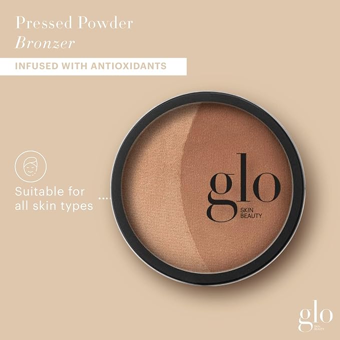 Glo Skin Beauty Bronzer Pressed Powder (Sunkiss) - Mineral Based Makeup Adds Warmth and Natural Contour for a Sun-Kissed Glow-BrightBean Baby