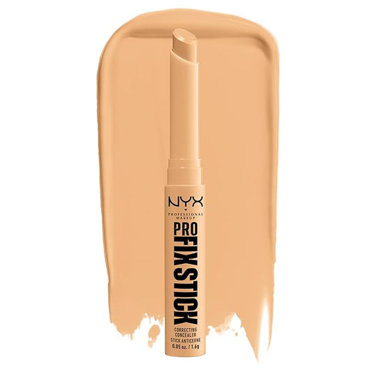 NYX PROFESSIONAL MAKEUP Pro Fix Stick Correcting Concealer, Buildable Medium Coverage Concealer Stick - Soft Beige-BrightBean Baby