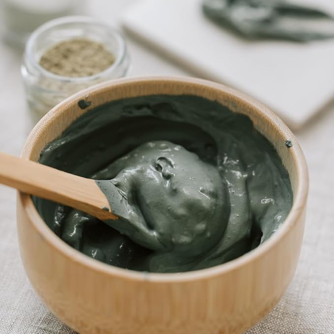 Waxelene Clarifying Mud Mask Dry Blend - Wrinkle Fighting Ritual Cleans Pores Hydrates Nourishes Skin Vitamin C Papaw Bentonite French Green Clay-BrightBean Baby