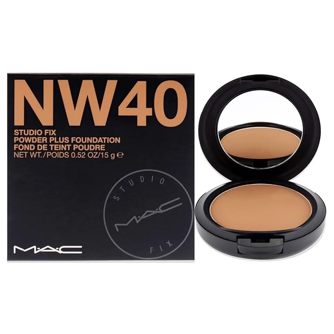 Mac Studio Fix Powder Plus Foundation Nw40 15gm/0.52 Oz-BrightBean Baby