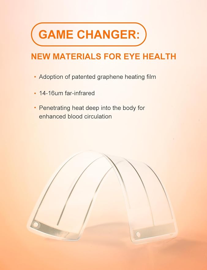 Heated Eye Mask, Cordless Heat Eye Compress for for Dry Eye Stye Relax Eye Strain, Portable Electric Warm Eye Mask for Blepharitis, Chalazion, Eye Fatigue or MGD-BrightBean Baby