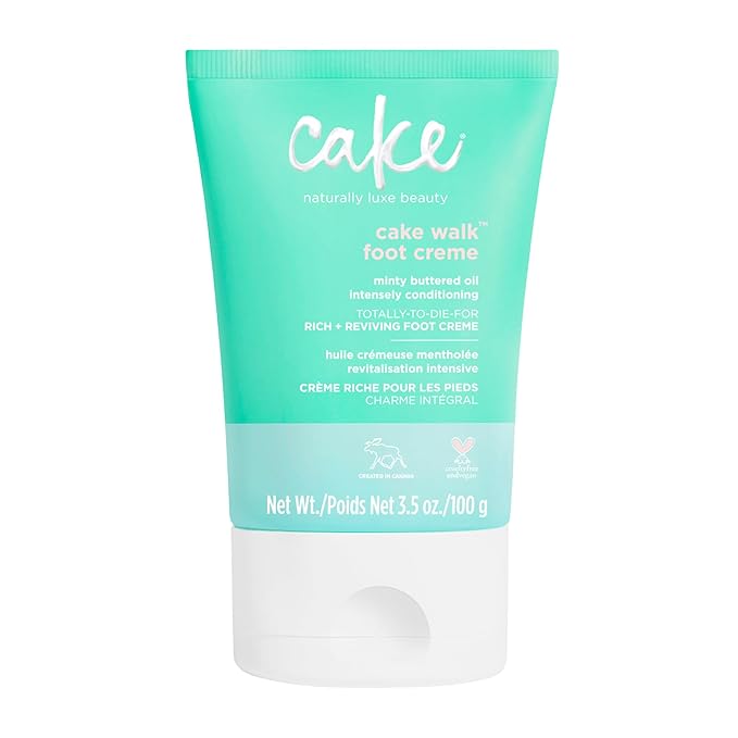 Cake Beauty Walk Triplemint Foot Crème, 3.5 Fluid Ounce-BrightBean Baby