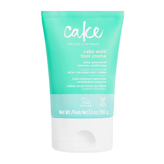 Cake Beauty Walk Triplemint Foot Crème, 3.5 Fluid Ounce-BrightBean Baby
