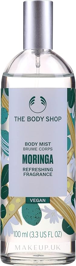 The Body Shop Moringa Body Mist, Paraben-Free Body Spray, 3.3 Fl. Oz.-BrightBean Baby