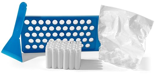 DIY Lip Balm Making Kit with Filling Tray, Spatula, and 24 White Lip Balm Tubes with Caps (0.15 oz each) - Make Your Own Lip Balm Set for Crafters or Professionals by SKS Bottle and Packaging, Inc.-BrightBean Baby
