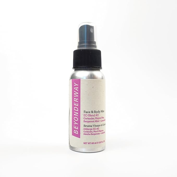 Multi-Use Mist 60ML - Signature Essential Oil Blend No. 2 with Bergamot Mint, Coriander, Lavender & Pinyon Pine - Infused with Aloe Vera Leaf Juice, Hydrates & Balances Skin-BrightBean Baby