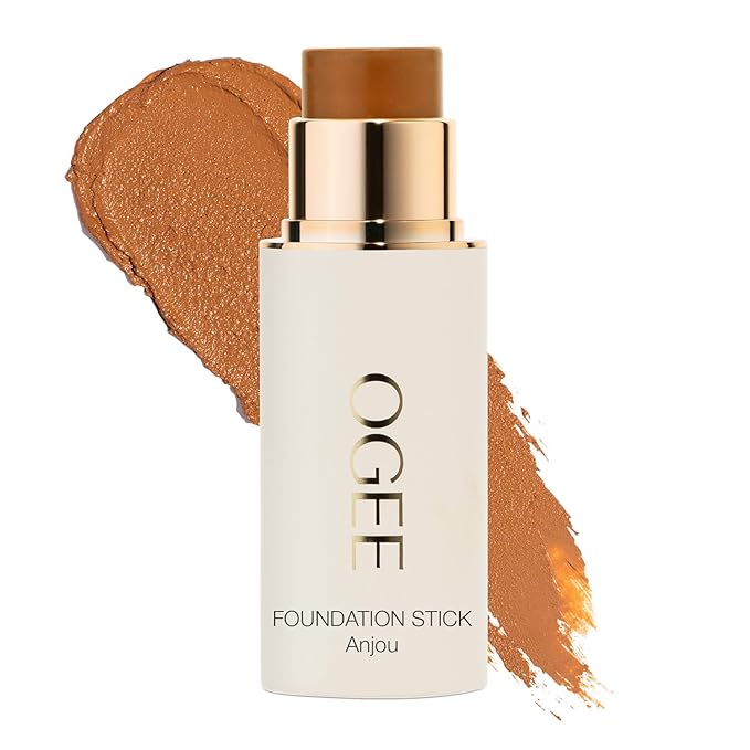 Ogee Sculpted Complexion Foundation Stick (Anjou 11.5N - Deep Beige, Golden Undertones) Full Coverage Foundation Makeup - Instantly Balance & Even Complexion - 70% Organic Ingredients-BrightBean Baby