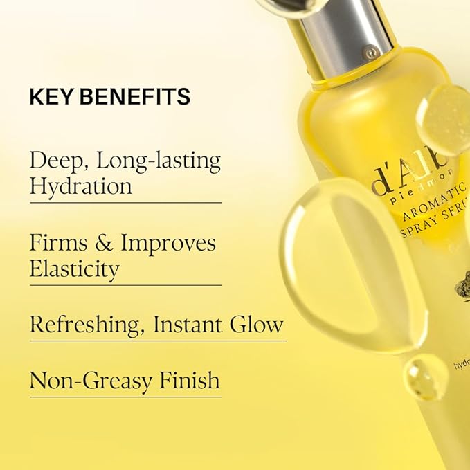 d'alba Piedmont Italian White Truffle First Aromatic Spray Serum, Fragrant VEGAN Glowy Antioxidant Face Mist, Deep Hydration Skin Firmness, Korean Skin Care (2.02 fl.oz)-BrightBean Baby