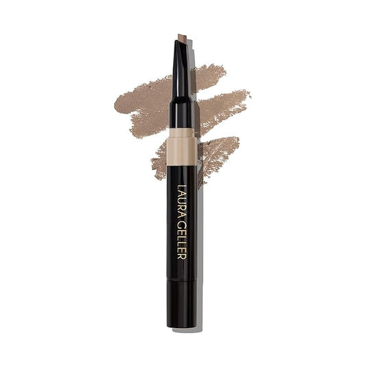 LAURA GELLER NEW YORK Sculpt-n-Stay Waterproof Brow Pencil & Gel- Blonde-BrightBean Baby