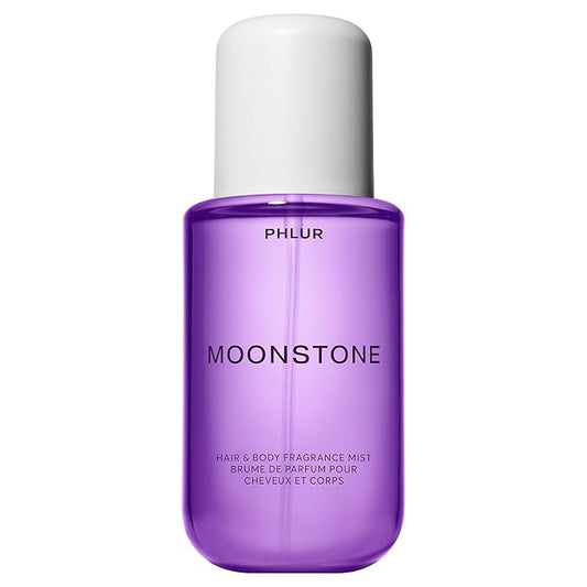 PHLUR Moonstone Body Mist - Hair & Body Mist Fragrance - Apple, Lemon, Jasmine, Sandalwood & Vanilla Body Spray (8 Fl Oz)-BrightBean Baby
