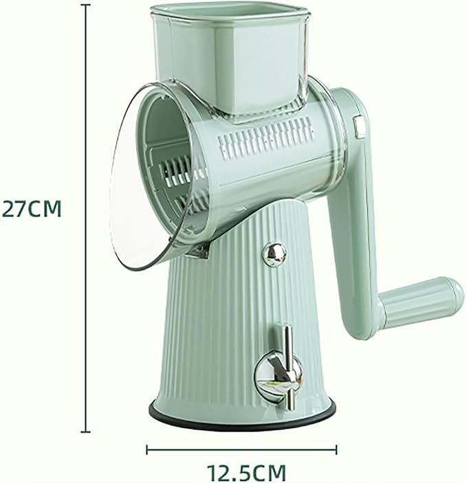 5 in 1 Food Chopper, Multifunction 5 in 1 Chopper Vegetable Cutter Slicer, 5 in 1 Rotary Cheese Grater Vegetable Slicer,Easy to Clean Kitchen Gadgets with Storage Box