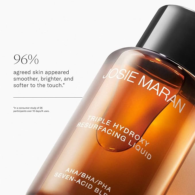 Josie Maran Pure Argan Oil + Liquid Exfoliant Kit - Anti Aging Hyperpigmentation Treatment & Hydrating Argan Oil for Dry Skin - Body Skin Care Products For Everyday Use (3.4 oz)-BrightBean Baby