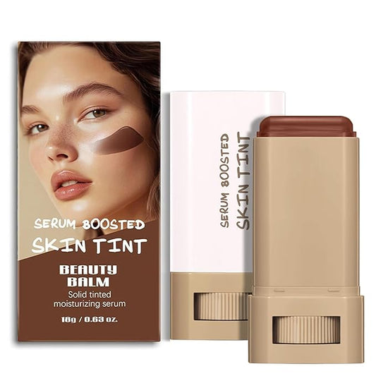 Beauty Balm Serum Boosted Skin Tint – Hydrating Tinted Moisturizer, Lightweight Solid Tinted Foundation Stick for Flawless, Sheer to Medium Coverage, Radiant & Dewy Finish, All-Day Wear (1#, 1)-BrightBean Baby