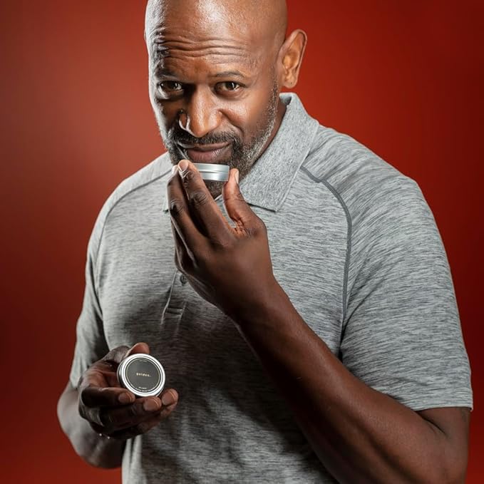 Golden Grooming Co. Solid Cologne - Travel-Sized Concentrated Balm - Solid Perfume with Subtler Scent and Long-Lasting Fragrance - For Men of Color - 1 oz Tin-BrightBean Baby