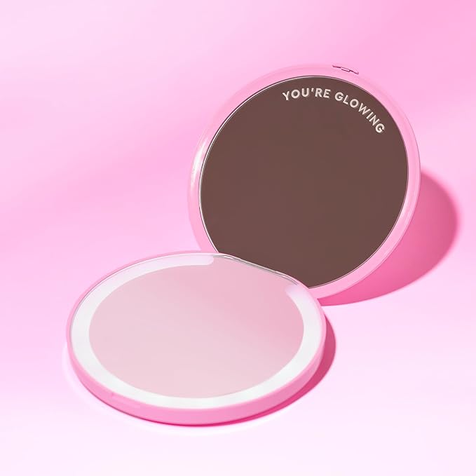 Glow Recipe Back to School Essentials Korean Skin Care Set - Watermelon Fine Mist, Dew Drops, PHA Facial Toner, Pink Juice Moisturizer, Strawberry Blur Drops, Glossy Balm & Compact Mirror (7 Count)-BrightBean Baby