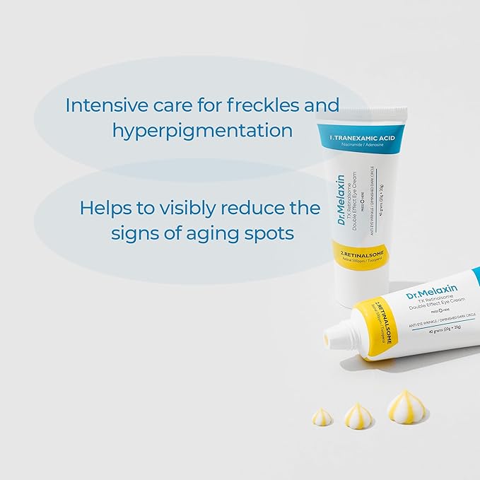 TX Retinalsome Eye Cream with Adenosine Niacinamide for Fine Lines, Wrinkles & Dark Spots | Daily Anti-Aging Under Eye Care | 40g - Korean Skincare-BrightBean Baby