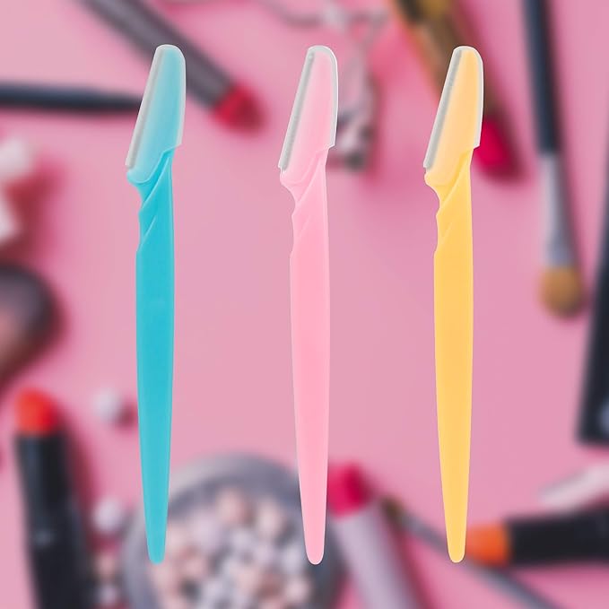 30 Pieces Eyebrow Razor Shaper Trimmer Shaver Facial Razor with Precision Cover for Women and Men-BrightBean Baby