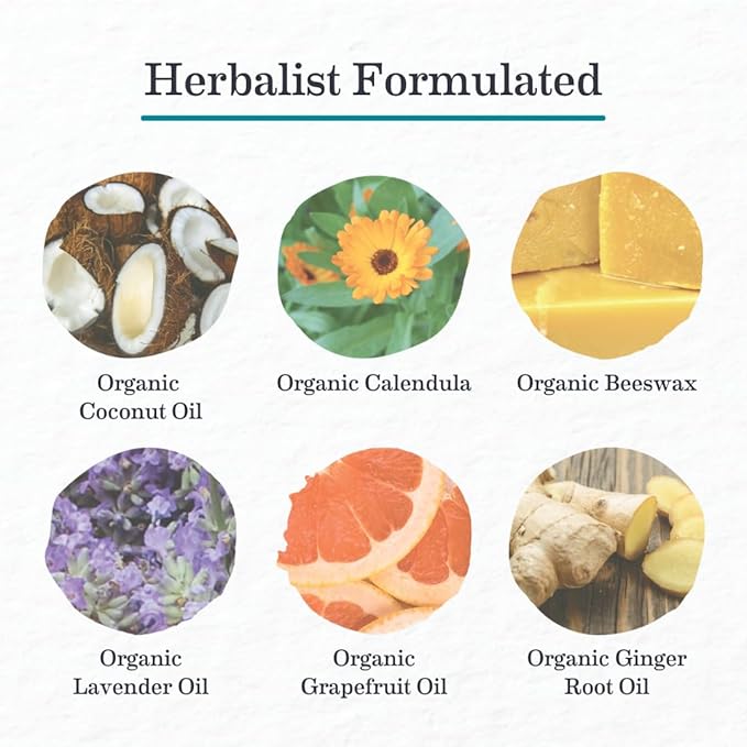 Earth Mama Mini Deodorant Travel Set | Safe for Sensitive Skin, Pregnancy and Breastfeeding, Contains Organic Calendula with No Fragrance Chemicals, No Baking Soda or Aluminum (4-Pack)-BrightBean Baby