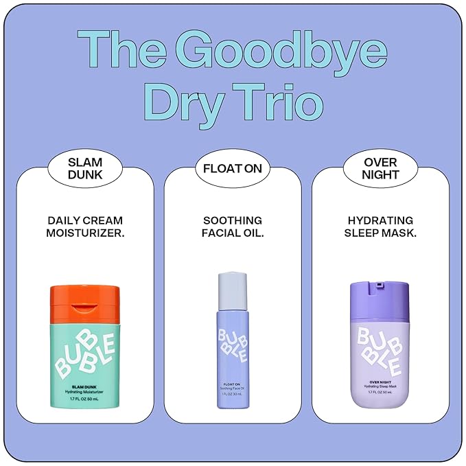 Bubble Skincare Over Night Hydrating Sleep Mask - Gentle Exfoliating Overnight Face Mask for Skin Barrier Repair - Formulated with Mandelic Acid & Sodium PCA to Hydrate, Brighten & Soothe Skin (50ml)-BrightBean Baby