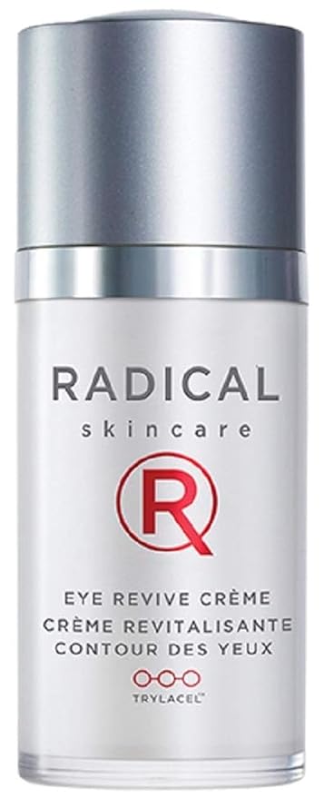 Radical Skincare Eye Revive Creme - 4 in1 Anti-Aging Solution Combats Wrinkles, Dark Circles, Puffiness, & Fine Lines - For All Skin Types Including Sensitive Skin - Paraben & Cruelty Free (0.5 Fl Oz)-BrightBean Baby