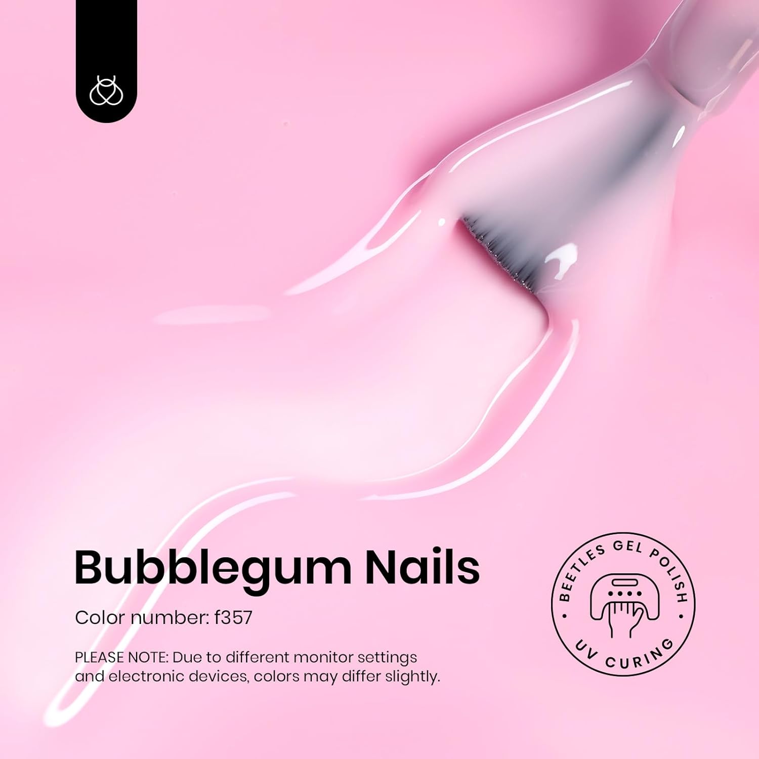 Beetles Jelly Pink Gel Nail Polish, 15ML Baby Pink Sheer Clear Jelly Spring Summer Gel Polish Bubblegum Theme Glaze Long Lasting Soak Off UV French Manicure Nail Art Gift for Women-BrightBean Baby