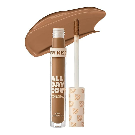 Ruby Kisses All Day Concealer Lightweight Full Coverage Multi-Use Concealer 0.13 Fl Oz (Deep Honey)-BrightBean Baby