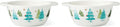Lenox 895036 Balsam Lane Soup Bowls, Set of 2, 20 oz, Christmas Drinkware, Holiday Hosting