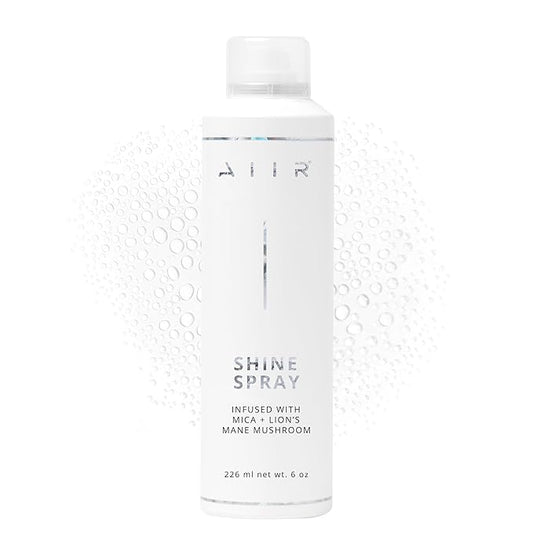 AIIR Shine Spray -Smoothing Spray for Glossy Sleek Hair, Humidity and Frizz Shield Spray, Gloss Spray, Lightweight Spray Coats and Protects Hair, Enhance Shine & Color with Reflect, 6 oz-BrightBean Baby
