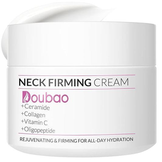 Neck Firming Creams for Tightening and Firming, Moisturizer Face Cream with Collagen, Hyaluronic Acid, Day & Night Anti-Aging Skin Tightening Cream Neck, Décolleté & Face – 1.7Fl Oz-BrightBean Baby