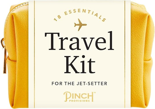 Pinch Provisions Travel Kit, includes 18 Must-Have Emergency Essential Items for Travelling, Ideal Road Trip or Airport Gift for Friends, Family & Peers, Portable Pouch-BrightBean Baby