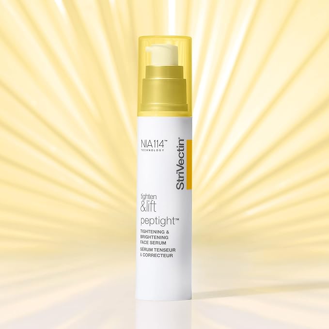 StriVectin Tighten & Lift Peptight Tightening & Brightening Face Serum with Peptides for Even Skin Tone, 1.7 Fl Oz-BrightBean Baby