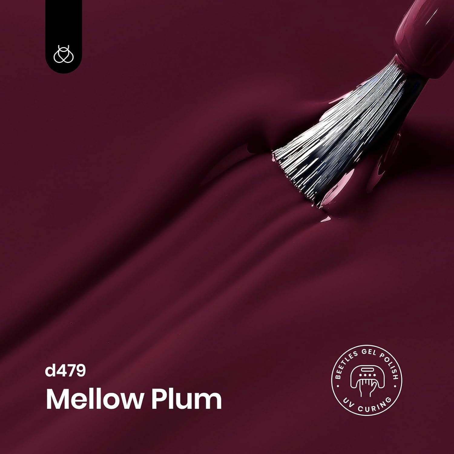 Beetles Dark Red Gel Nail Polish 15 ml Burgundy Red Gel Polish Cherry Wine Purple Color Soak Off LED UV Lamp DIY Art Design Salon Mellow Plum Fall Nail Polish for Women-BrightBean Baby