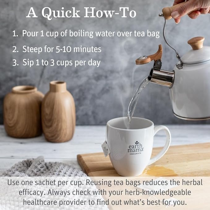 Earth Mama Pregnancy Pampering Gift Set|Organic Body Wash, Belly Butter, Lip Balm Set, Mini Deodorant Pack, Herbal Tea, Belly Oil & Sunscreen, 7 Pcs-BrightBean Baby