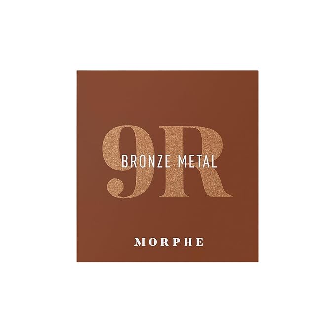Morphe 9R Bronze Metal Artistry Palette - Brown & Bronze-Toned Makeup Palette with Matte and Shimmer Finishes - Highly Pigmented Eye Makeup with a Blendable & Buildable Formula (0.35 oz)-BrightBean Baby
