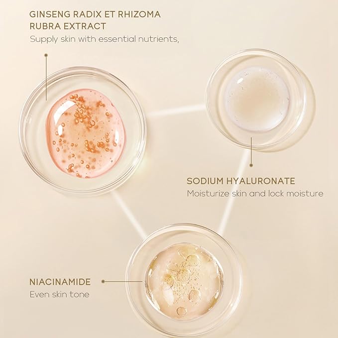 Snail Mucin Skin Care Set,Gold Snail Serum,Ginseng Snail Eye Cream,Snail Essence Cream 3 in 1 Essentials Travel,Improve Damaged Skin Lmproves Elasticity and Minimizes Pores(3pcs)-BrightBean Baby