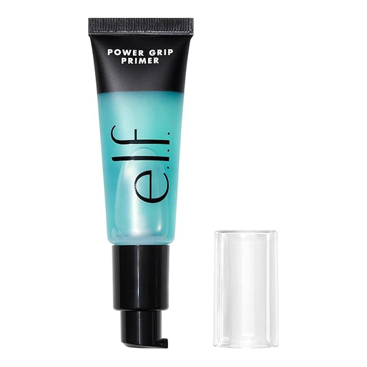 e.l.f. Power Grip Primer, Gel-Based & Hydrating Face Primer For Smoothing Skin & Gripping Makeup, Moisturizes & Primes, 0.811 Fl Oz (24 ml)-BrightBean Baby